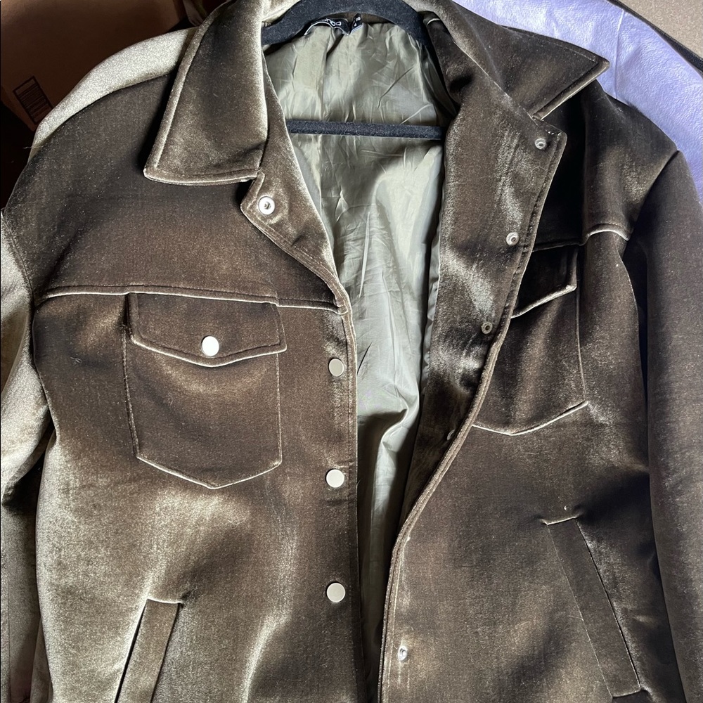 Velvet Green Jacket